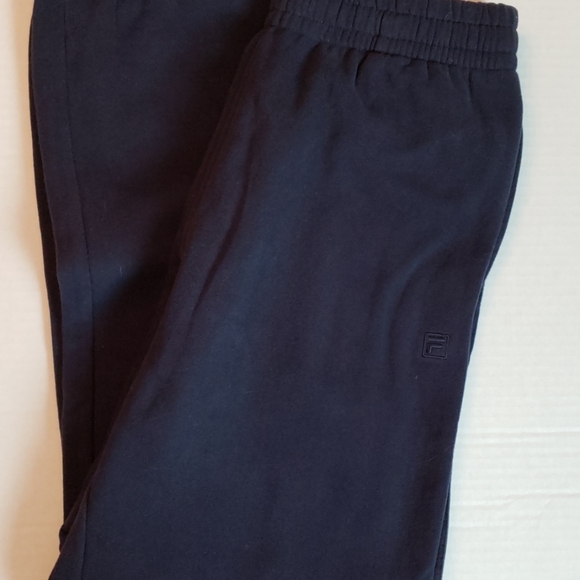 fila men's sweatpants with drawstring waist